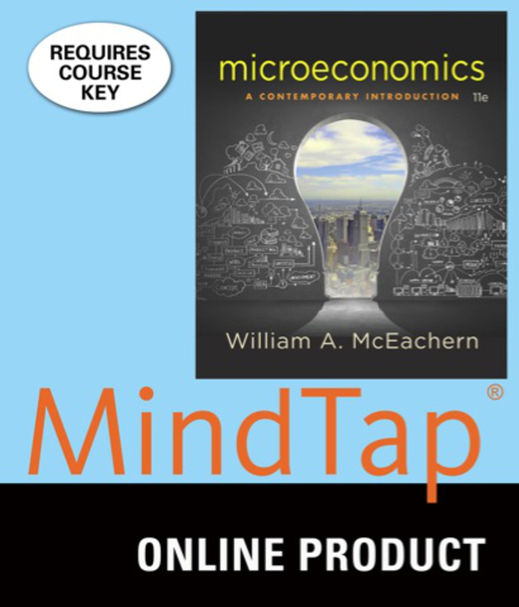 MindTap Economics for McEachern's Microeconomics: A Contemporary Introduction, 11th Edition, [Instant Access], 1 term (6 months) 11th Edition â€“ PDF/EPUB Version Downloadable